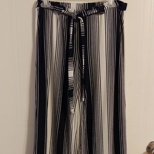 Size medium black and white dress